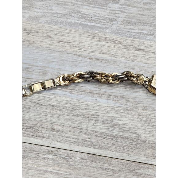 Vintage 10k gold filled Hamilton watch. Band is 1/20 10k GF and sterling silver - Picture 6 of 9